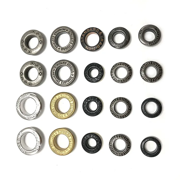 Diamond metal eyelets